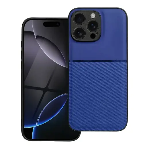 NOBLE telefono dėklas iPhone 16 Pro Max mėlynas