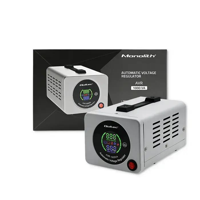 Qoltec Automatic Voltage Stabilizer AVR 1000VA