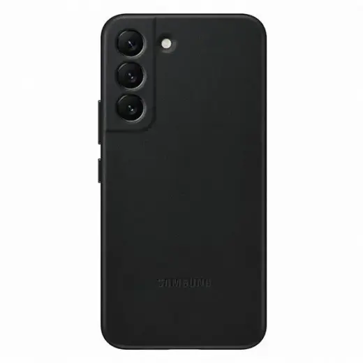 EF-VS901LBE Samsung Leather Cover for Galaxy S22 Black
