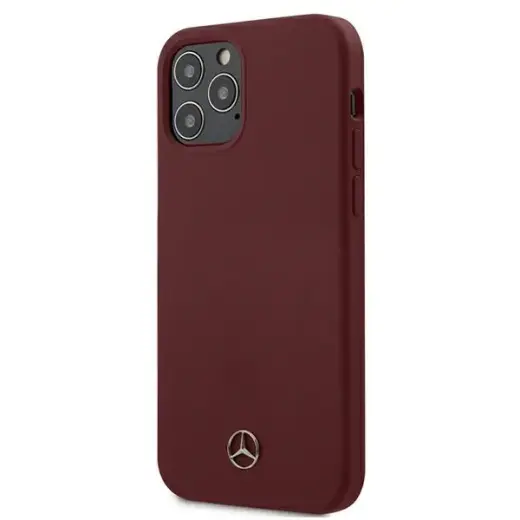 Mercedes MEHCP12MSILRE iPhone 12|12 Pro 6,1" czerwony|red hardcase Silicone Line