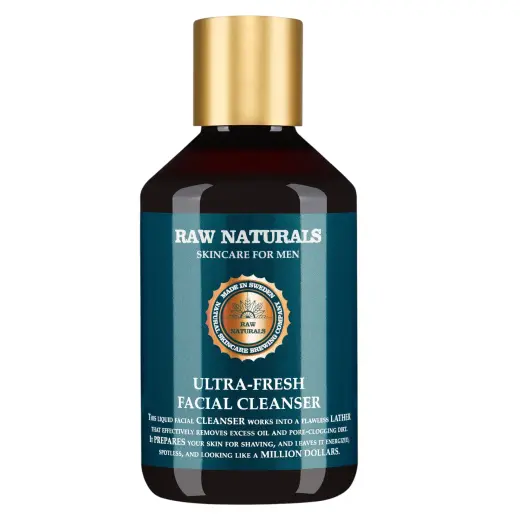 Raw Naturals, Ultra-Fresh Facial Cleanser, Energizing, Cleansing Gel, For Face, 250 ml