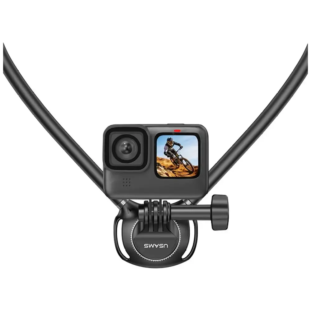 Neck Mount for sport camera USAMS JoyGo Joy01 black