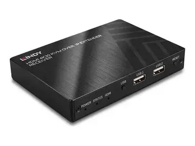 LINDY KVM over IP Extender, Receiver - KVM | infrared extender - 1GbE, HDMI