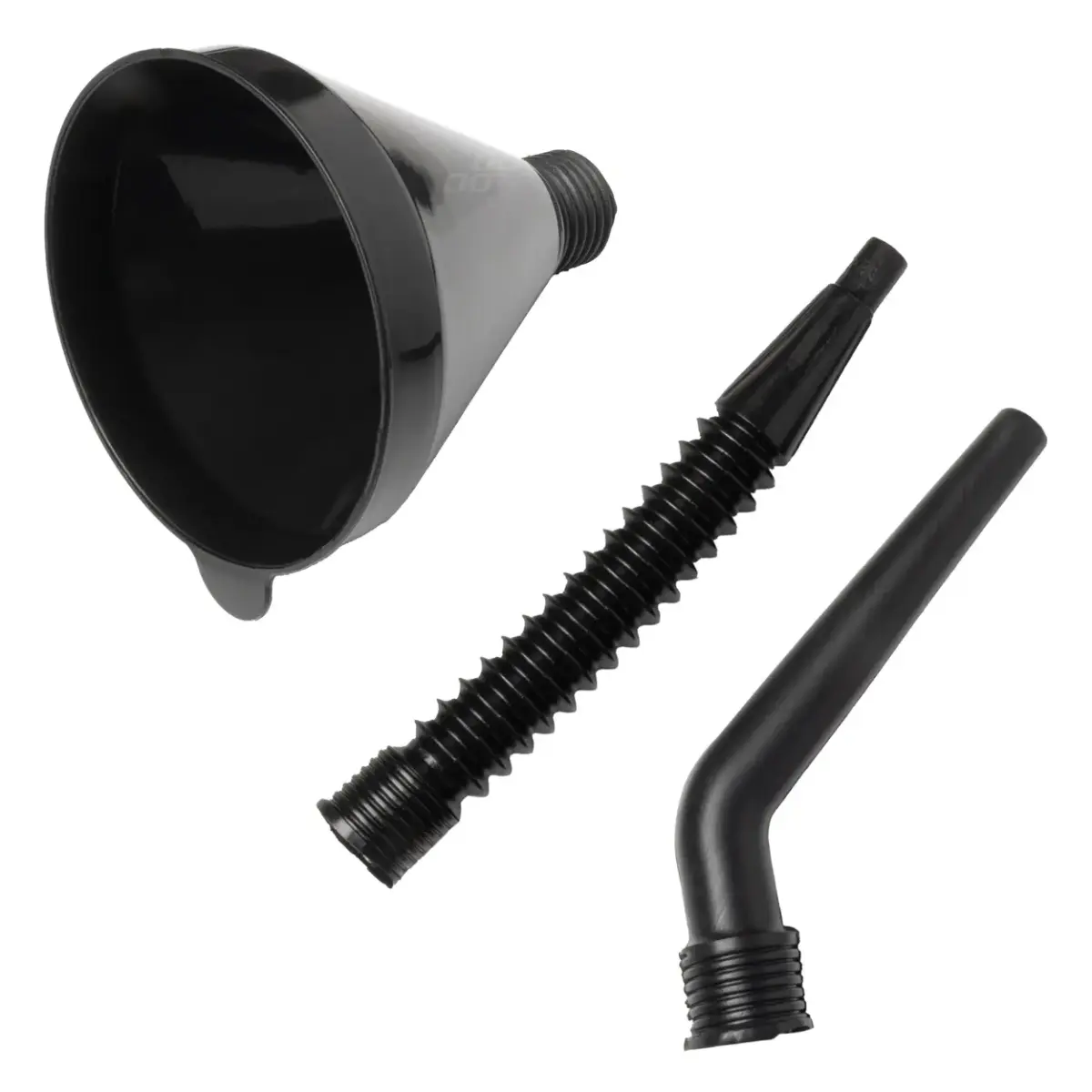 Funnel fuel straight 3-parts black AMiO-02006