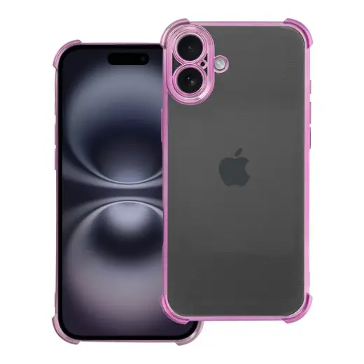 Antishock Electro telefono dėklas iPhone 16 Plus violetinis