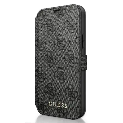 Guess GUFLBKSP12S4GG iPhone 12 mini 5,4" szary|grey book 4G Charms Collection