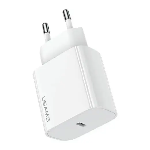 USAMS CC226TC01 travel charger | 20W | PD | USB-C | white