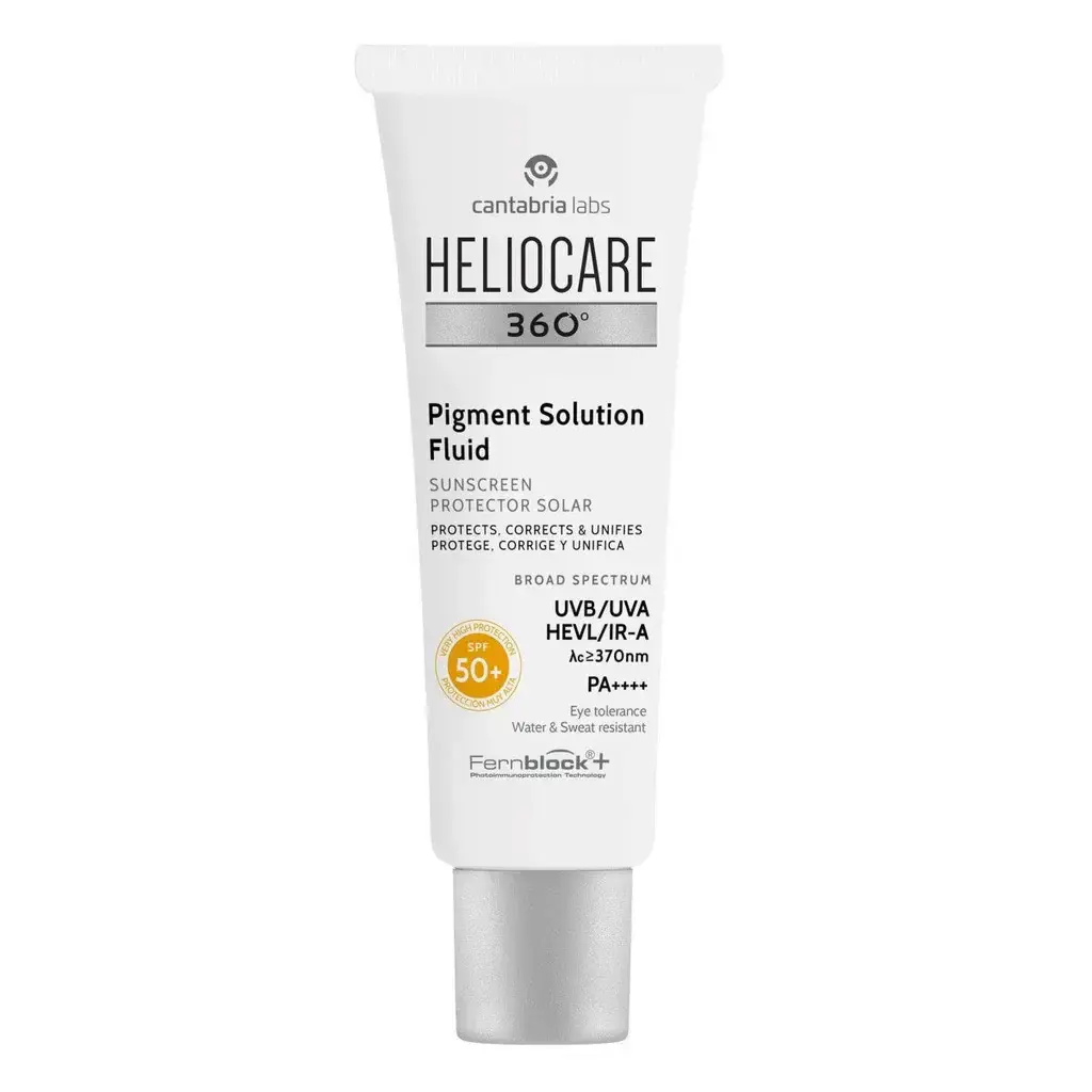 Cantabria Labs, Heliocare 360º Pigment Solution, Sun Protection, Sunscreen Fluid, 50 ml