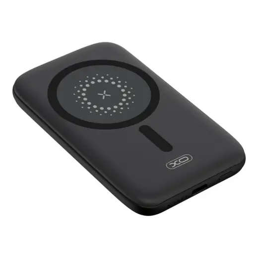 XO Внешний аккумулятор (powerbank) магнитный PR153 20W 5000mAh черный