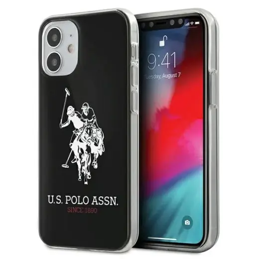 U.S. Polo USHCP12STPUHRBK Big Horse telefoni ümbris iPhone 12 Mini must