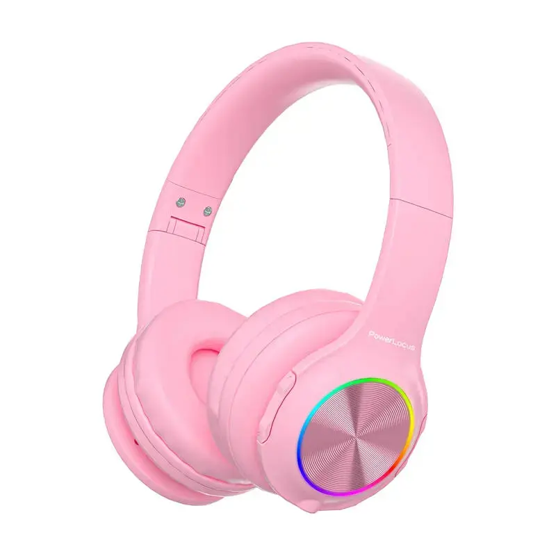 Wireless Headphones for kids PowerLocus PLED (pink)