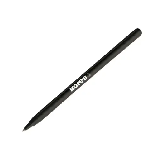Lodīšu pildspalva KORES KOR-M, 1,0 mm, melna