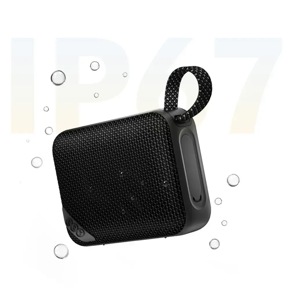 QCY SP2 IP67 Bluetooth Speaker with RGB Backlight and Stereo Mode - Black