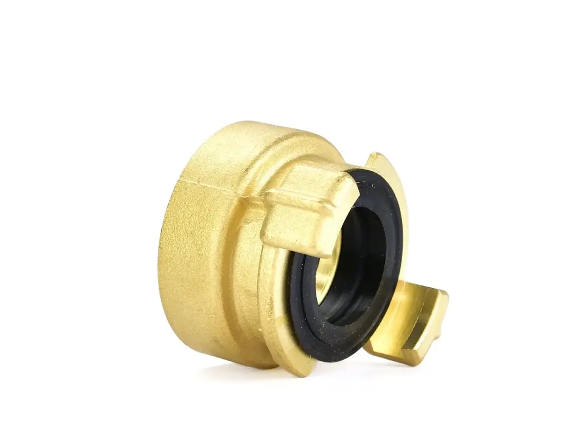 GEKA-type brass coupling, female thread 1 1/4"