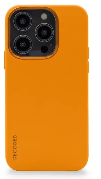 Decoded Silicone Case with MagSafe for iPhone 14 Pro - orange