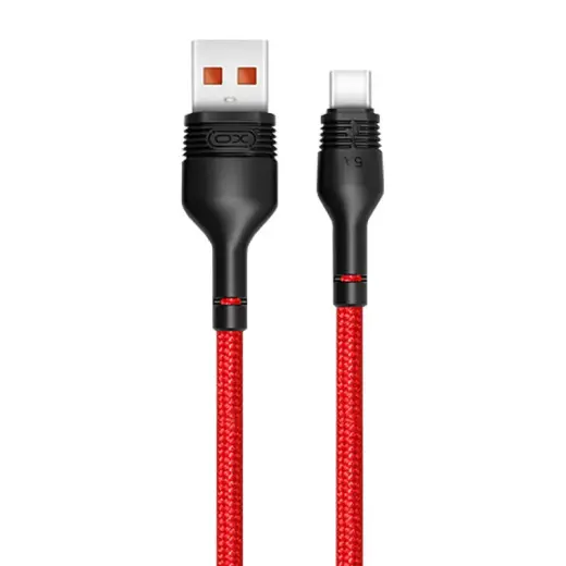 XO NB55 провод для передачи данных и зарядки | USB-A на USB-C | 25W | 1m | красный