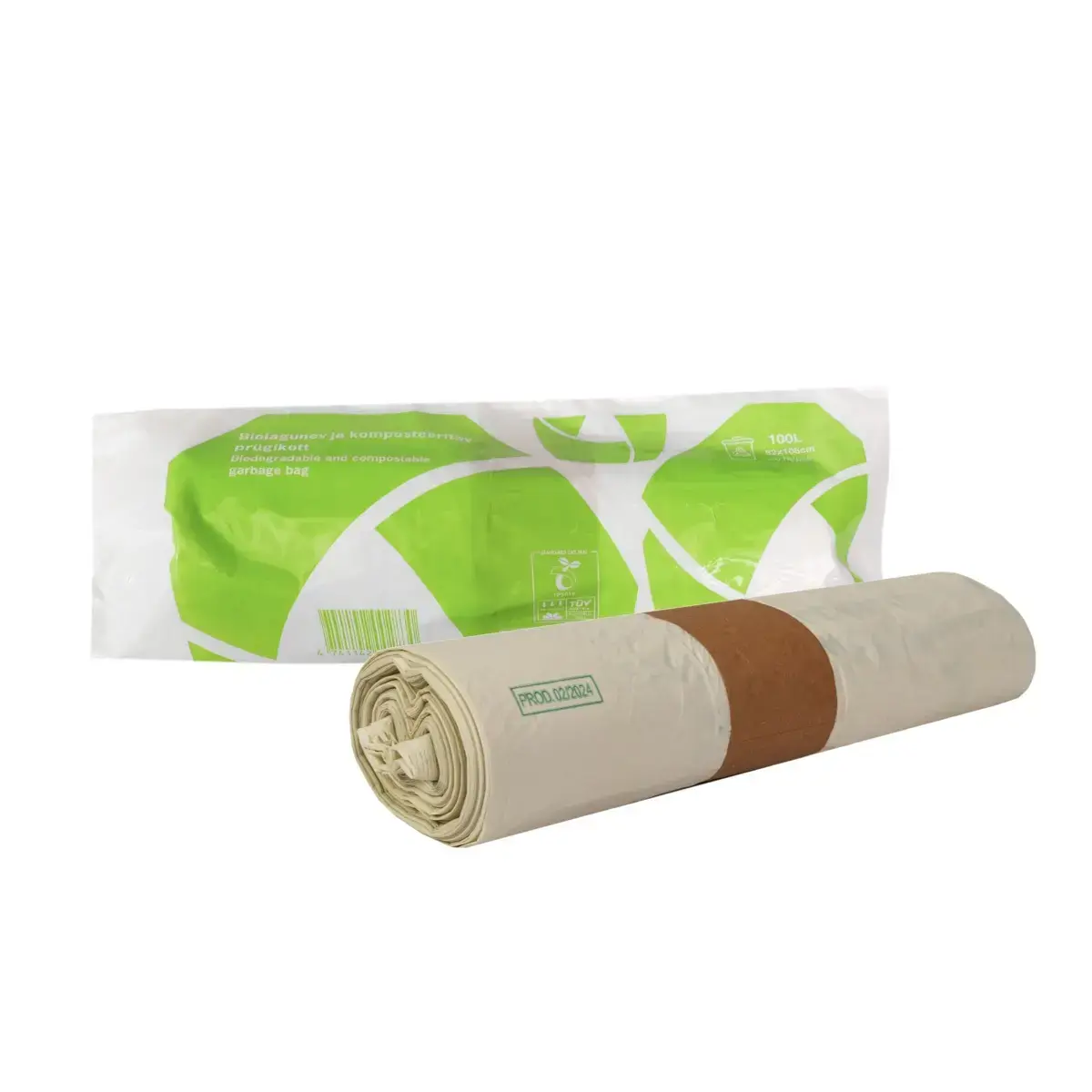 Multipack Atkritumu maisi BIO, 100l, zaļi