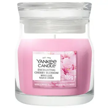 Yankee Candle Enchanting Cherry Blossom Candle ( okouzlující třešňový květ ) - Aromatická svíčka 110.0g