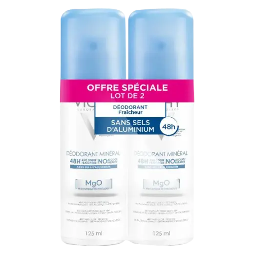 Vichy 48H Mineral Deospray Duo 2 X 125 Ml