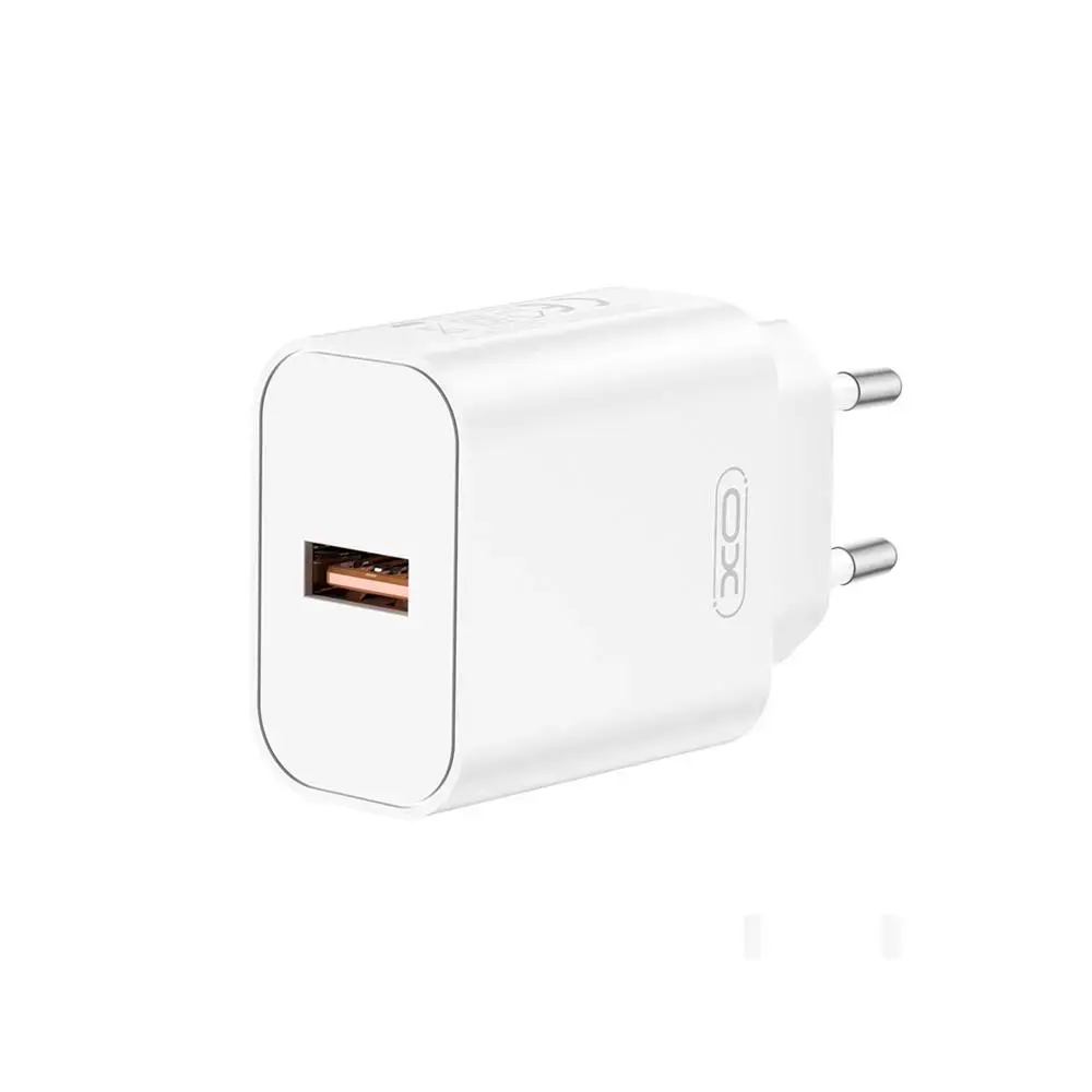 XO CE33 tīkla lādētājs | 18W | QC | USB | balts