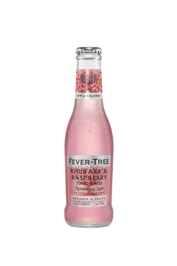 Bezalkoholisks dzēriens FEVER TREE Tonic Rhubarb&Raspberry, stiklā, 0.2l (DEP)