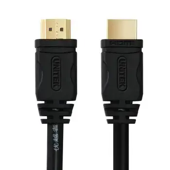 HDMI CABLE M|M 3,0m v2.0 ; GOLD; BASIC
