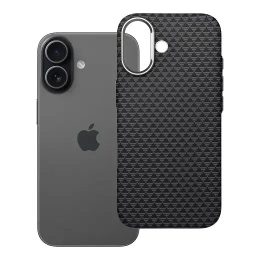 K-Look maciņš ar MagSafe atbalstu telefonam iPhone 17 melns