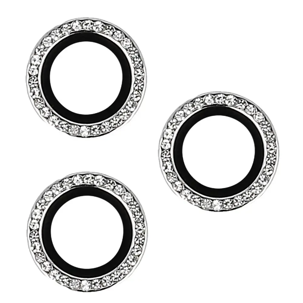 Tempered Glass HARD DIAMOND for camera (LENS) for Samsung Galaxy S23 Plus silver (lens 3 pieces)