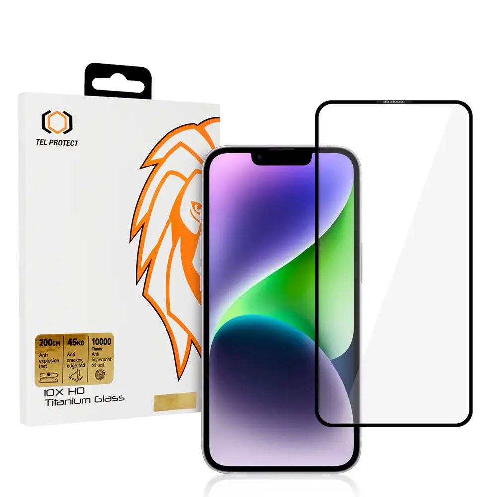Tempered glass Tel Protect 10X HD Titanium for Iphone 14 Plus