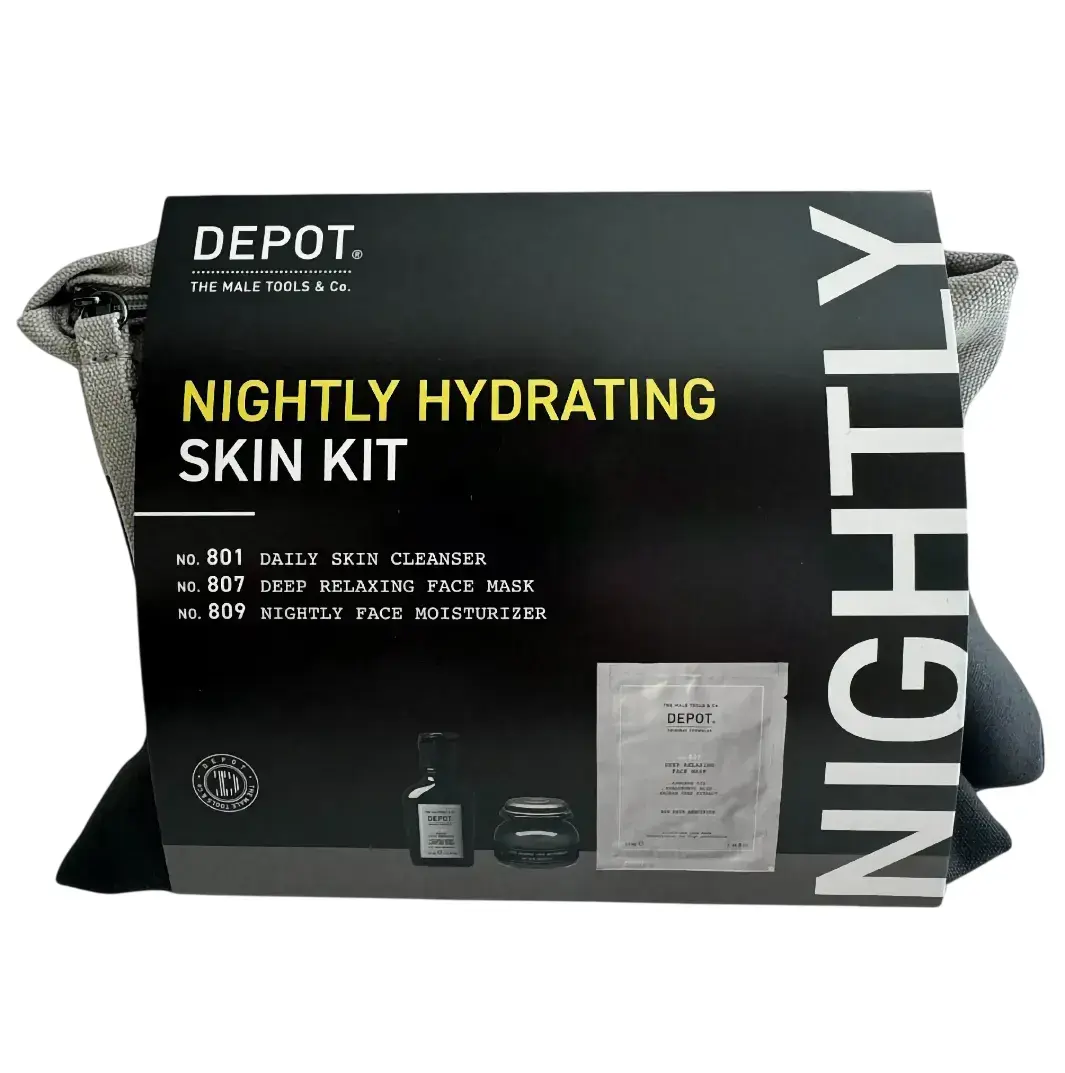 Set Depot: 800 Skin Specifics No. 809, Moisturizing, Night, Cream, For Face, 65 ml + 800 Skin Specifics No. 801, Activated Charcoal, Detoxifying, Cleansing Gel, For Face, 50 ml + 800 Skin Specifics No. 807, Hyaluronic Acid, Nutri-Soothing, Sheet Mask, For Face, 13 ml