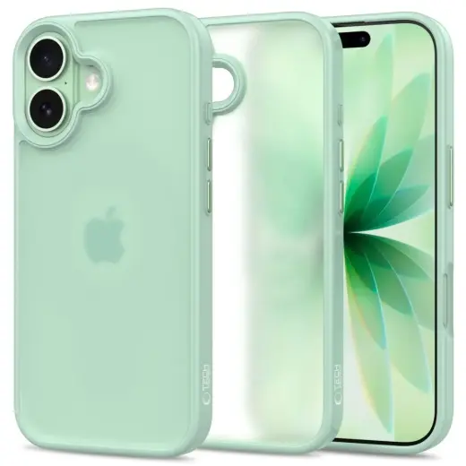 TECH-PROTECT MagMat чехол для телефона с поддержкой MagSafe Apple iPhone 17 зеленый