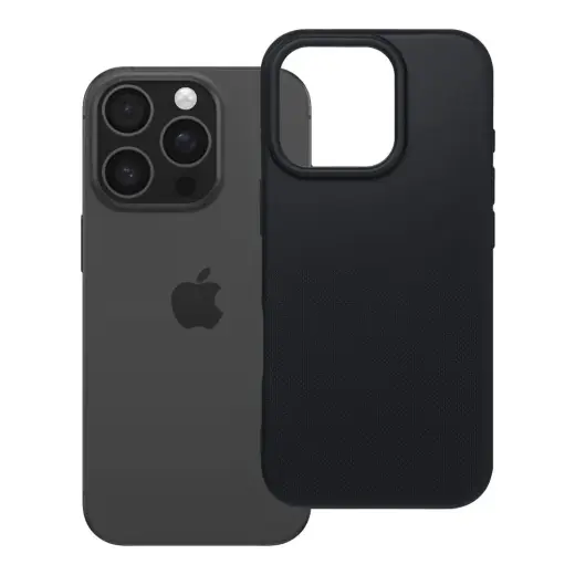 Easy Dual telefono dėklas iPhone 16 Pro juodas