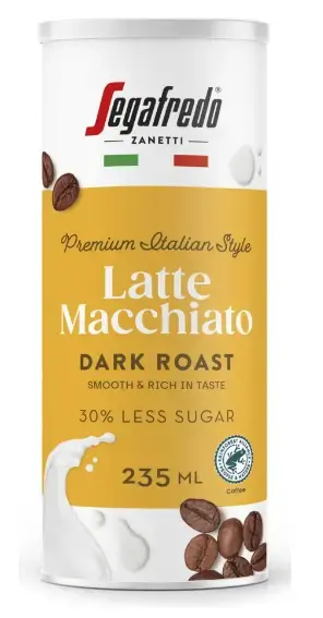 Segafredo Latte Macchiato coffee drink 235ml