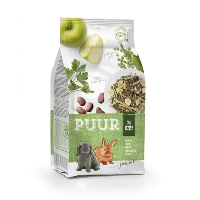 Barība jauniem trušiem : Witte Molen Puur RABBIT JUNIOR 600 gr