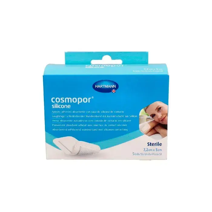 HARTMANN Cosmopor Silicone 7.2x5cm 5 Units
