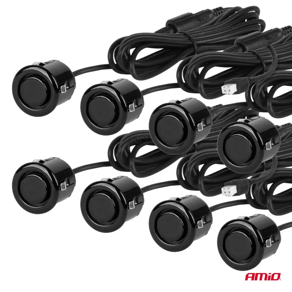 Parking assistant system LED 8 sensor black "GOLD" 18mm