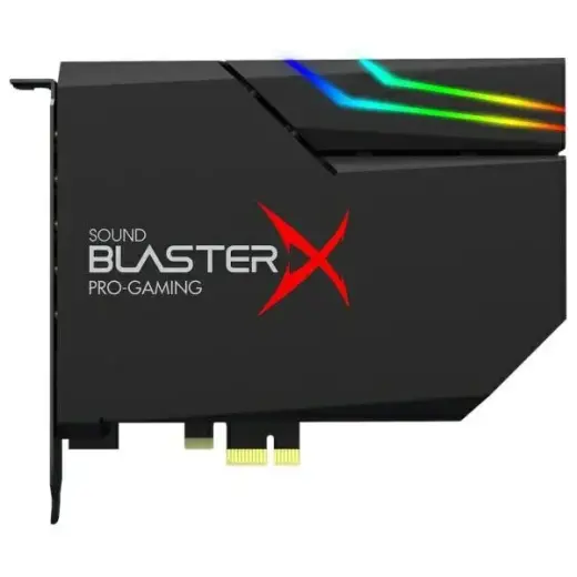 Creative Karta dźwiękowa Sound Blaster    X AE-5 Plus czarny|black PCI-e