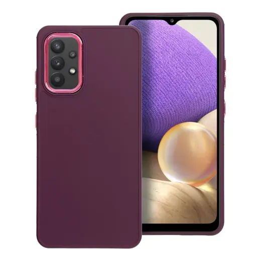 Frame telefono dėklas Samsung Galaxy A32 4G (A325) violetinis