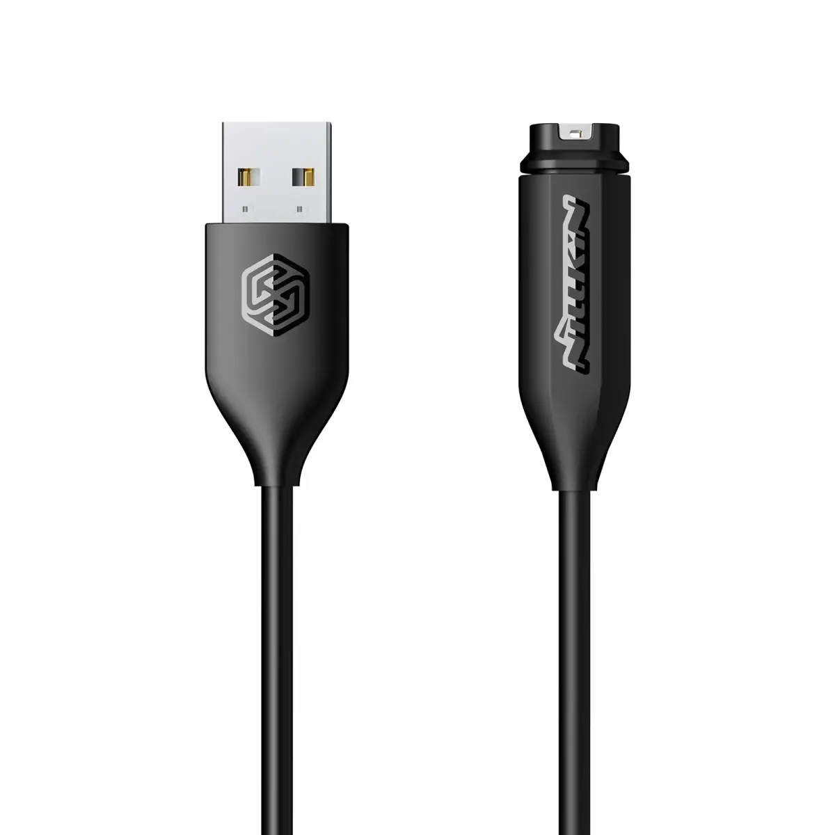 Nillkin USB datu un uzlādes kabelis Garmin pulkstenim, melns