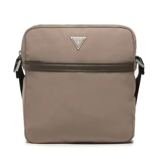 Guess, Guess, Nylon And Leather, Textile Crossbody Bag, HMCERN, 21.5 x 21.5 x 6.5 cm, For Women