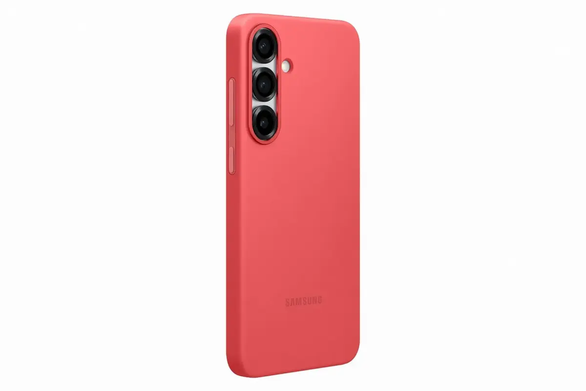 Etui Samsung Silicone do Galaxy S25+      czerwony