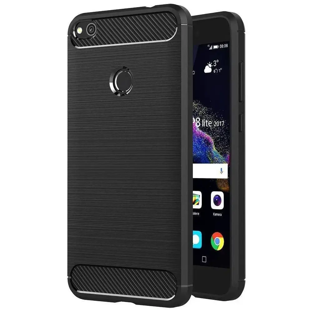 Case for Huawei P8 LITE 2017 / P9 LITE 2017 Carbon black