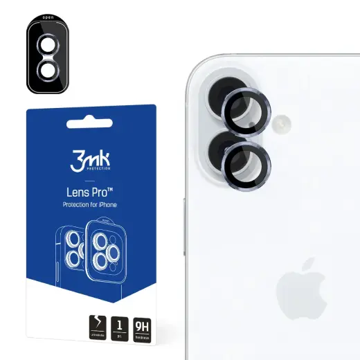 Hybrid glass for camera lens 3mk Lens Protection for Apple iPhone 16|16 Plus