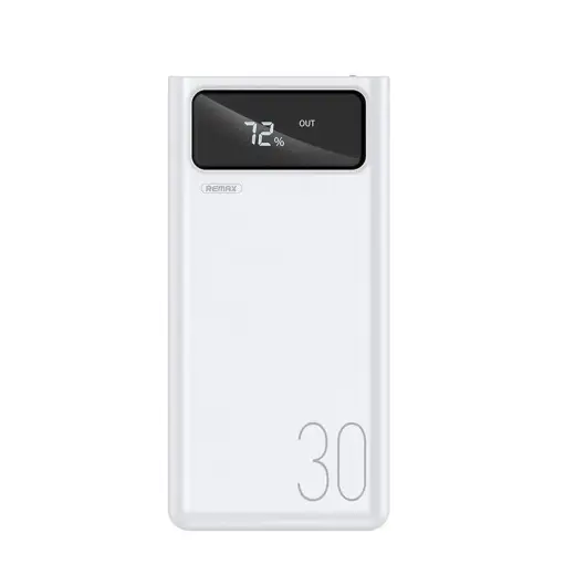 Remax RPP-112 Портативный аккумулятор 30000 mAh | 2.1A | 4 x USB Белый