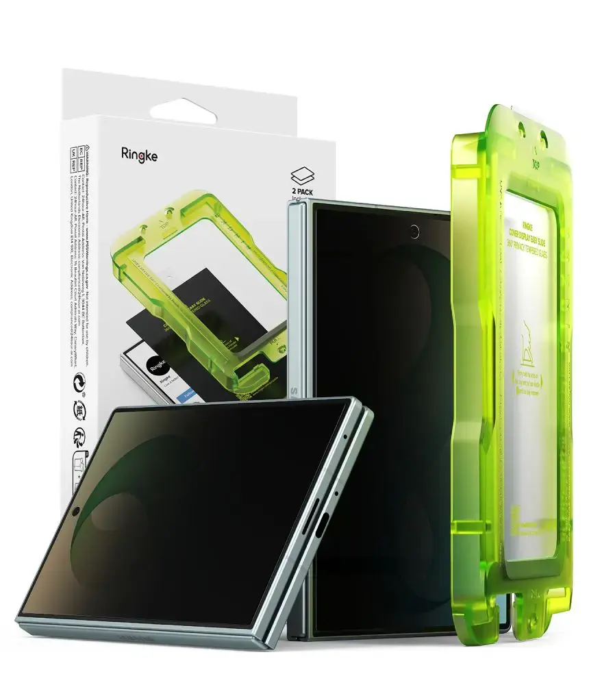 Ringke Cover Display Easy Slide 360 tempered glass for Samsung Galaxy Z Fold 8 (F971) (privacy effect) (2 pcs.)