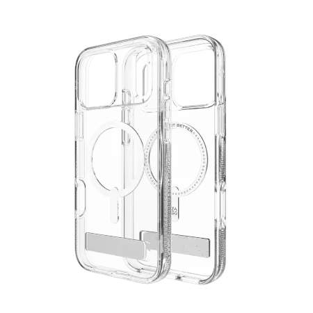 ZAGG Crystal Palace Snap KS MagSafe Case with Stand for iPhone 17 Pro Max - Clear