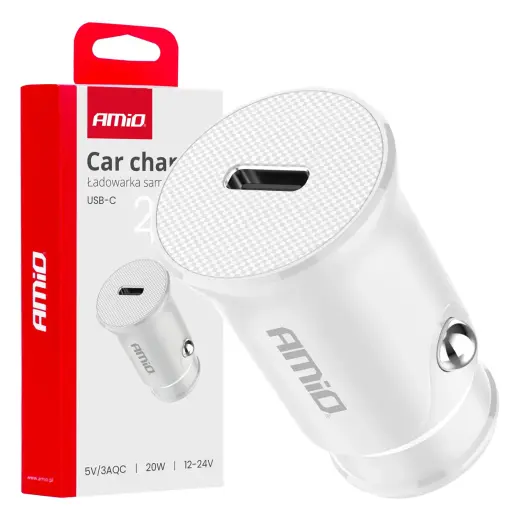 AMiO AMiO-03876 auto lādētājs | 20W | USB-C