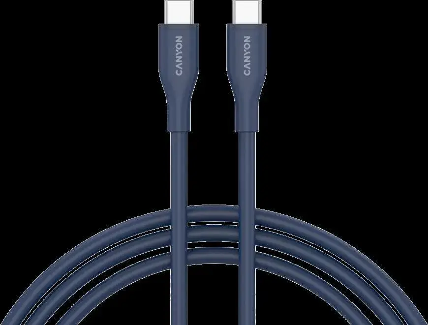 CANYON cable CC60SC10 C-C 60W 1m Silicon Dark blue
