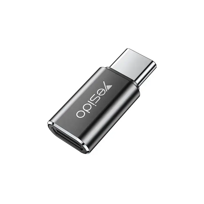 YESIDO OTG ADAPTER GS22 TYPE-C/LIGHTNING BLACK