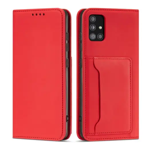 Fusion Magnet Card case for Samsung A546 Galaxy A54 5G red